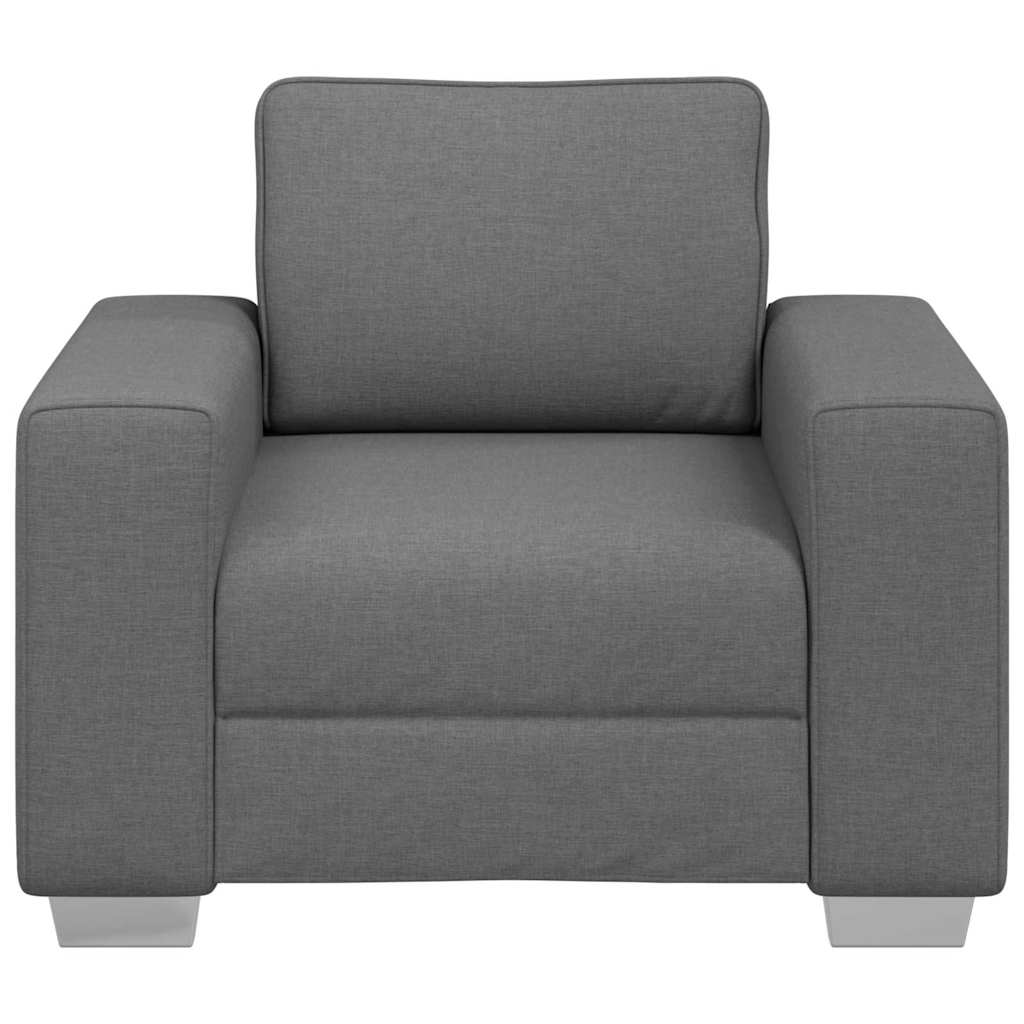 Sofa with Cushion Dark grey 100 x 77 x 82 cm Fabric